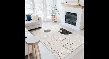 Stijlvol Wasbaar Antislip Vloerkleed Rechthoek – Katoen & Polypropyleen – Voor BinnenTeppichDik 671 2