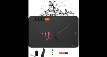 Grote Tekentablet 10x6 Inch - Grafisch Teken Tablet voor Tekenen en Ontwerpen