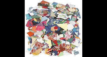 Vormen van Handgemaakt Papier, afm 25-130 mm, 110 gr, 500 gr/ 1 doos