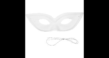 Half Masker 7 X 20 Cm Wit Kunststof