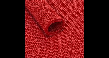 IVOL Ultra Grip rastermat met s-structuur 90 cm - Rood - verkocht per strekkende meter
