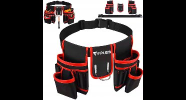 Verstelbare Monteursgordel met 22 Vakken voor Bouwgereedschap
