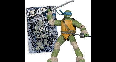 McFarlane Toys Teenage Mutant Ninja Turtles - Actiefiguur - Leonardo met Comic Page Punchers