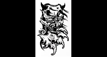 QuickTattoo glitter sjabloon duivel