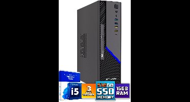 ScreenON Ultra SFF i5 Office PC - Business Office Computer | 16 GB RAM | 512GB SSD M.2 | DVD±RW | Windows 11 Pro | WiFi-Bluetooth
