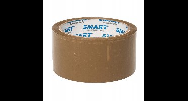 Bruine Acryl Pakkingstape SMART 48mm x 66m - Sterk & Betrouwbaar
