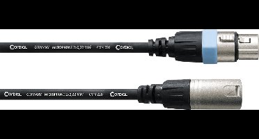 Cordial CCM FM Essentials Microfoonkabel – XLR mannelijk/vrouwelijk – Zwart