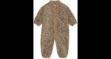 Konges Sløjd - Hezla Fleece Onesie Leo - Boxpakjes - Leo Brown 2-4 mnd