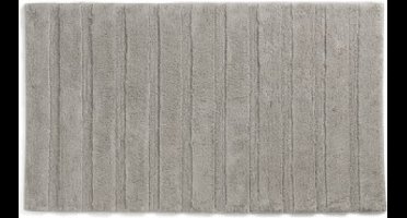 Badmat, 65 x 55 cm, Katoen, Zilvergrijs - Kela | Megan