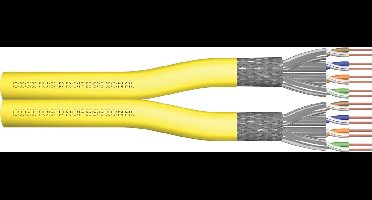 Digitus DK-1743-A-VH-D-5 netwerkkabel 500 m Cat7 S/FTP (S-STP) Geel