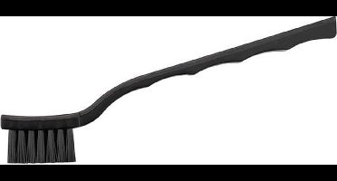 Velleman Kleine antistatische borstel, ideaal voor elektronica, ergonomische handgreep, geschikt voor gevoelige apparaten, pvc-handvat