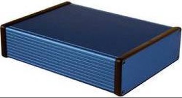 Hammond Electronics 1455T2201BU – Universele behuizing – 220 x 165 x 51.5 mm – Aluminium – Blauw