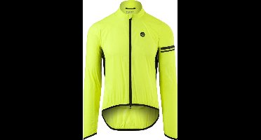 AGU Wind Fietsjack II Essential Heren - Geel - S - Winddicht - Two-way Rits
