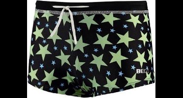 Beco Zwemboxer Jongens Polyamide Zwart/groen Mt 116