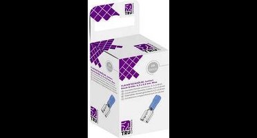 TRU COMPONENTS T1904C039 Assortiment hulzen voor platte stekkers Insteekbreedte: 6.30 mm Insteekdikte: 0.80 mm 180 ° De