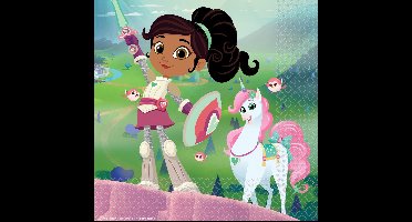 Nella The Princess Knight Servetten 33cm 16st