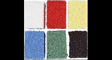Soft Foam, standaardkleuren, 6x10 gr/ 1 doos