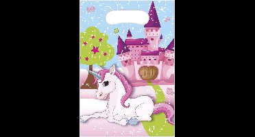 Feestzakje Eenhoorn 6 stuks