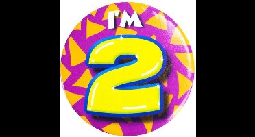 Verjaardags button I am 2