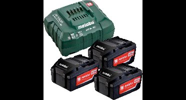 Metabo 685049000 18V Li-Ion accu starterset (3x 4.0Ah) + lader