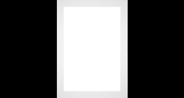Passe-Partout Fotomaat 20x30 cm - Lijstmaat 30x42 cm - Wit - Museumkarton - Fotolijst niet inbegrepen