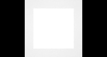 Passe-Partout Fotomaat 55x55 cm - Lijstmaat 70x70 cm - Wit - Museumkarton - Fotolijst niet inbegrepen