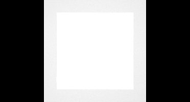 Passe-Partout Fotomaat 60x60 cm - Lijstmaat 70x70 cm - Wit - Museumkarton - Fotolijst niet inbegrepen