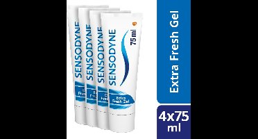 Sensodyne Extra Fresh Gel - 4 X 75 ML - Tandpasta voor gevoelige tanden