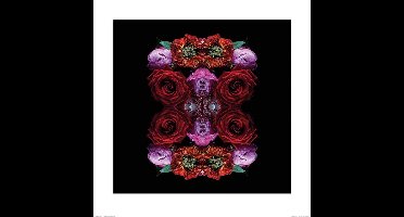 Kunstdruk Alyson Fennell - Paradise of Petals 60x60cm