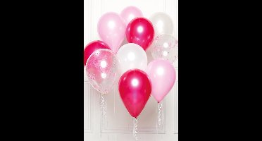 Amscan Ballonnenboeket Latex Roze 10 Stuks