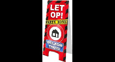 Paperdreams - Warning sign - Welkom thuis