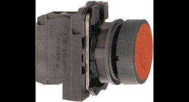 Schneider Electric XB5AA21 Harmony XB5AA21 Druktoets Bedieningsknop vlak 1 knop Zwart Druk-ontgrendeling 1 stuk(s)