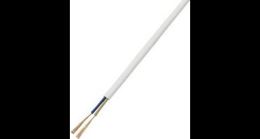 TRU COMPONENTS 1570218 Aansluitkabel 2 x 0.75 mm² Wit 20 m