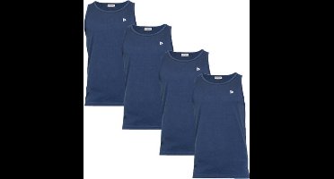 4-Pack Donnay - Muscle shirt (James) - Tanktop - Heren - Navy (010) - maat XXL