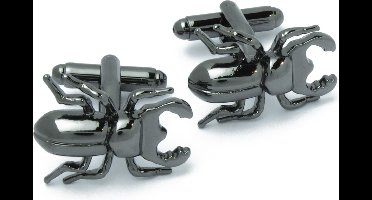 Manchetknopen - Vliegend Hert Kever Zwart