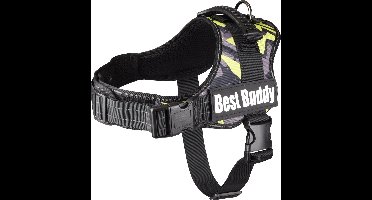 Flamingo Pluto Liberty - Harnas Honden - Harnas Best Buddy Pluto Groen Doodle L 70-90cm 50mm - 1st - 122279 - 1st