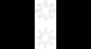 Power Stretchy Rings Clear - cockring