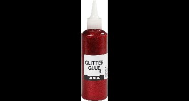 CC Glitterlijm 118 ml Rood