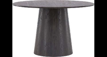 Lanzo eetkamertafel Ø120cm mocca.