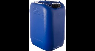Jerrycan 20 Liter blauw | geschikt voor water | UN gekeurd | benzine | handig stapelbaar | food grade | inclusief dop | totaal te legen | noodpakket