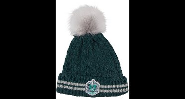 Cinereplicas Harry Potter - Slytherin / Zwadderich Pompon Muts / Beanie