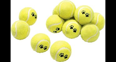 Flamingo Smash - Speelgoed Honden - Hs Tennisbal Smash Geel 6cm 12st - 12st - 116553 - 12st