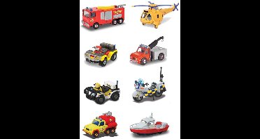 Brandweerman Phoenix die-cast - 7 cm - Schaal 1:64 - Metaal