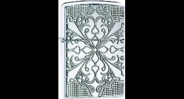 Aansteker Zippo Armor Case Carved Snowflake