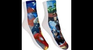 Avengers sokken - Full print - Duopack - maat 27-30