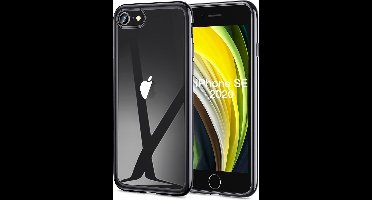 ESR Essential iPhone 7/8/SE 2020 Transparante TPU Back Cover Zwart