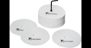 Precision Veldmarkering 15 X 15 Cm Medium Rubber Wit 20 Stuks