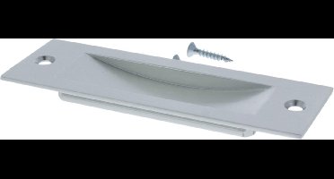Starx Schuifdeurkom recht - 120x40mm - aluminium