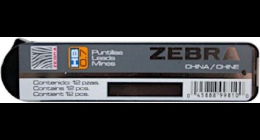 Sakura Potloodvulling 0.7 Mm Grafiet Antraciet 12 Stuks