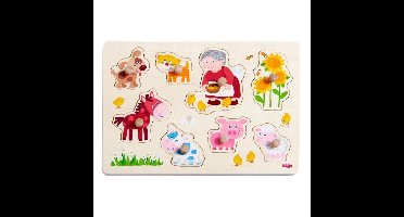 Haba Vormenpuzzel Oma Linda’s Dieren 8 Stukjes